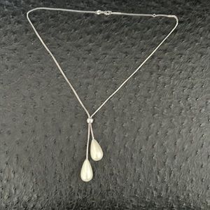 Teardrop Pearl imitation necklace